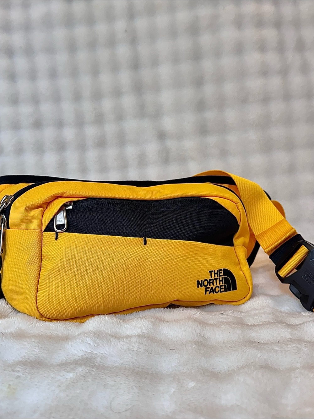 The North Face Yellow & Black Waist Pack, Everyday Sling/ Belt Bag